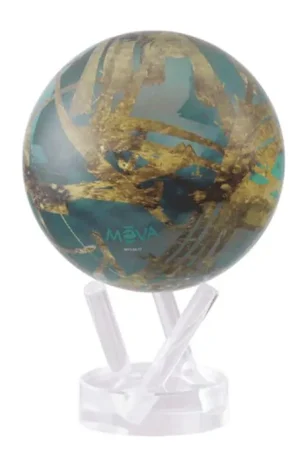 Mova Wereldbol Space - Op Zonne Energie - Titan - Ø11,5cm Limited Edition