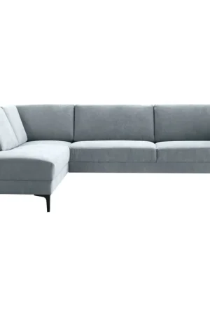 Hoekbank links Gulnare lichtgrijs basic comfort Favoriet