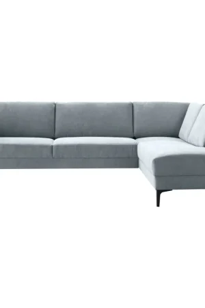 Aanbieding Hoekbank rechts Gulnare lichtgrijs premium comfort