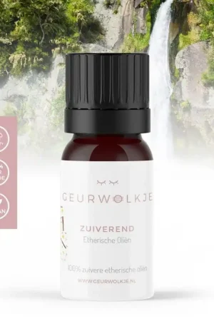 Zuiverend - Geurwolkje® Blend - 100% Etherische Olie - 5 ml In De Mode