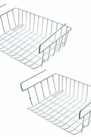 12x Kast opberg/opruim sokkenmandje wit 42 X 27 cm - Opbergmanden Plaats Bestelling
