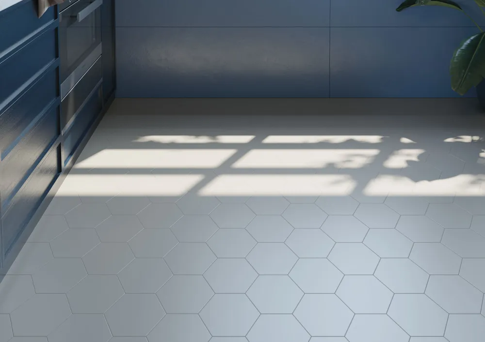 Hoge Kwaliteit Jabo Hexagon Timeless vloertegel white 15x17