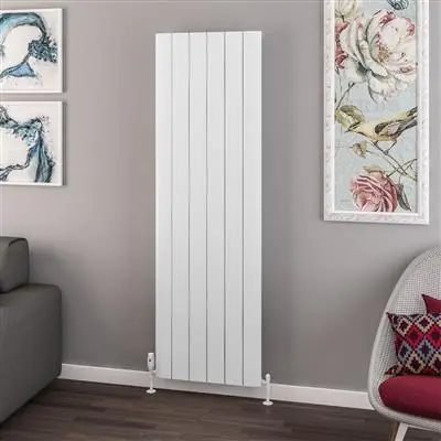 Aanbieding Eastbrook Withington radiator 55x180cm aluminium 1598W wit mat
