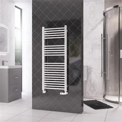 Aanbieding Eastbrook Rion handdoekradiator 50x120cm 649W wit glans