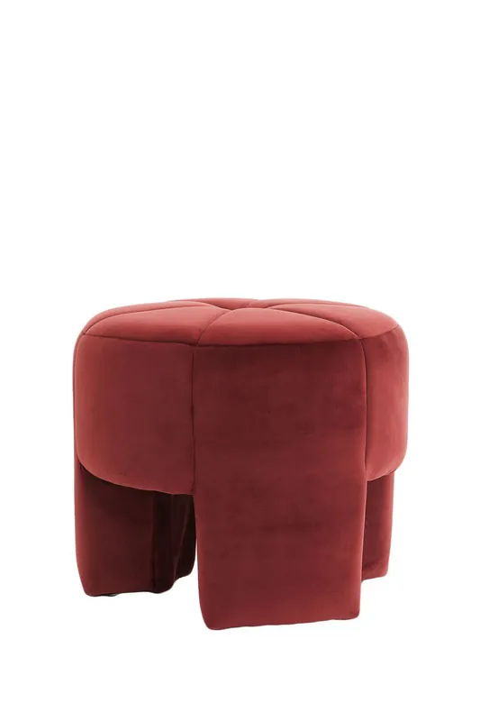 Beste Prijs Light & Living - Poef BATOEMI - Ø51x45cm - Rood