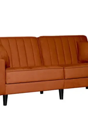 Zydante® Sofabed Lisboa - Oranje - 214x85x90 cm Beperkte Voorraad