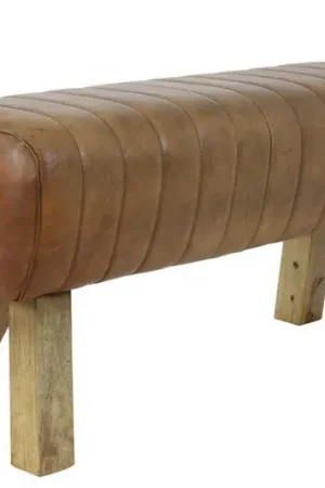 Light & Living - Bank RAMY - 90x31x46cm - Bruin Koopje