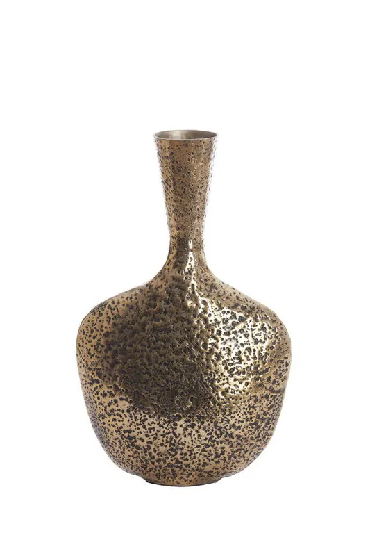 Ambachtelijk Light & Living - Pot ALFENA - 28x12x43.5cm - Goud