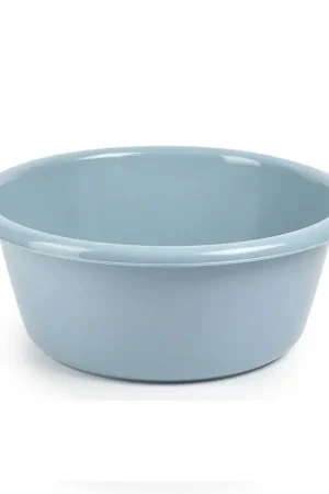 Afwasbak teil - 15 liter - licht blauw - kunststof - 45,5 x 42,5 x 17 cm - Afwasbak Favoriet