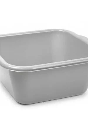 Afwasbak teil - 20 liter - grijs - kunststof - 46 x 42,5 x 30,5 cm - Afwasbak Budget