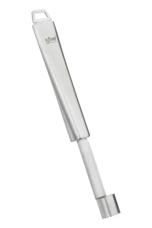 5Five - Appelboor de luxe - zilverkleurig - RVS - 22 cm - Appelboren Modern