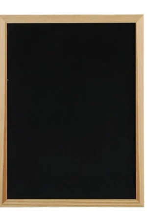 Aanbieding Zeller krijtbord magnetisch - 30 x 40 cm - hout - Krijtborden